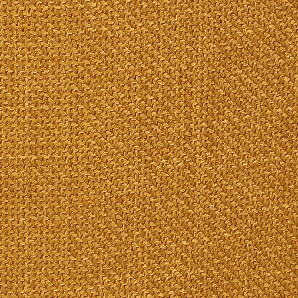 Chaise de salle à manger en tissu ocre - Ben