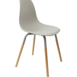Chaise de salle à manger scandinave gris - Phebee