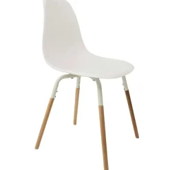 Chaise de salle à manger scandinave blanc - Phebee