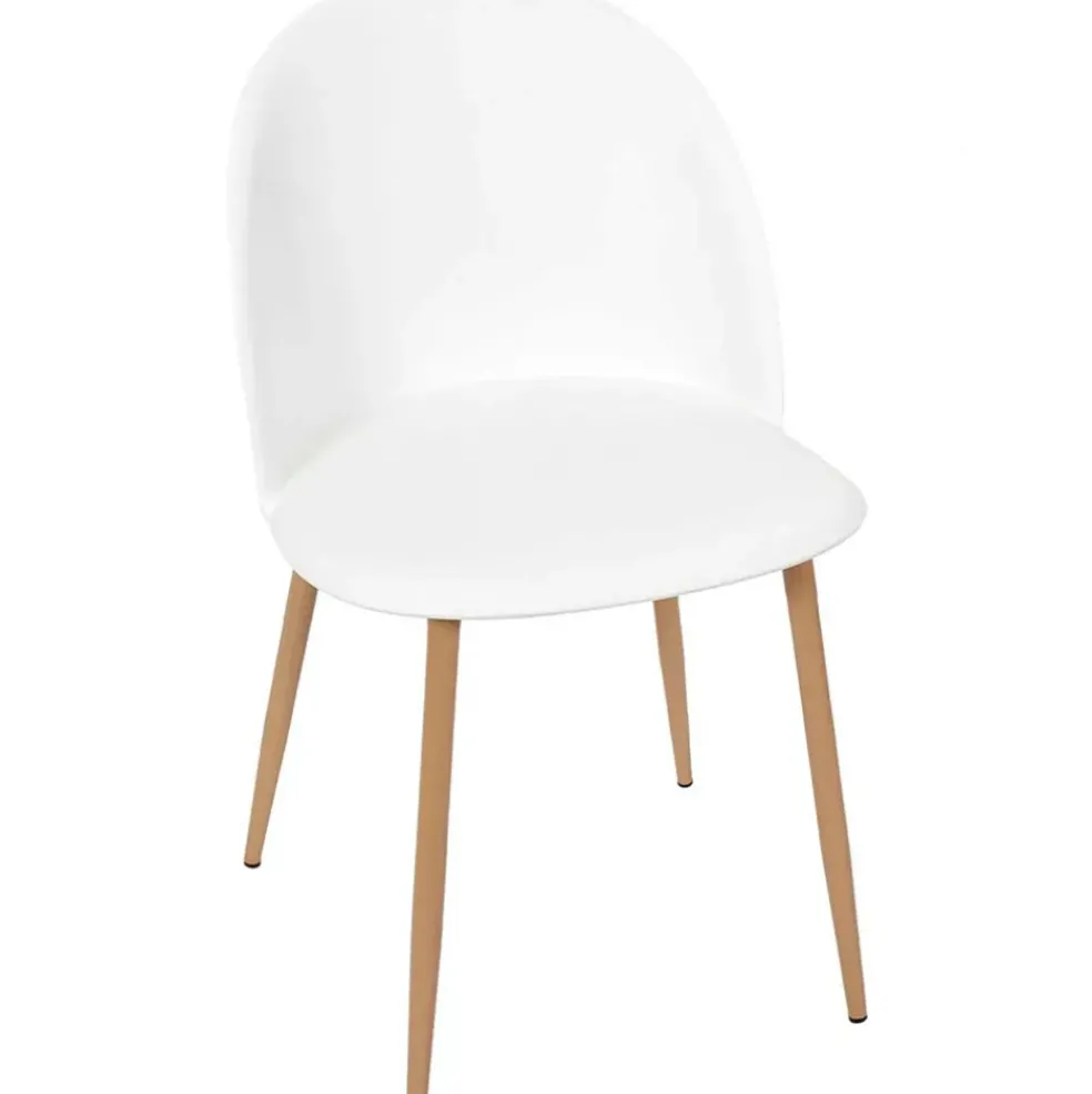 Chaise salle à manger scandinave blanc - Bergen
