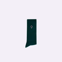 Chaussettes vegan x3 bleu marine, vert foncé et rose brique 39/42