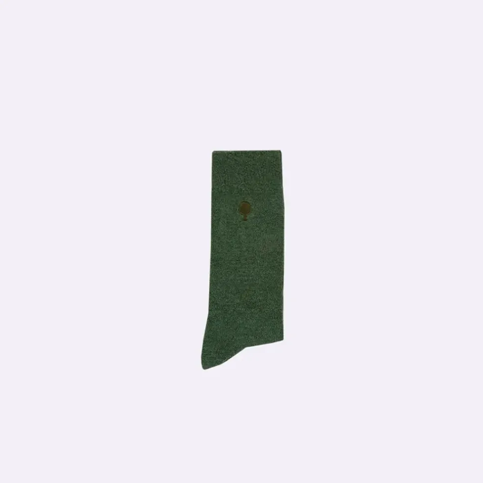 Chaussettes vegan x3 rose chiné, vert clair et foncé 39/42
