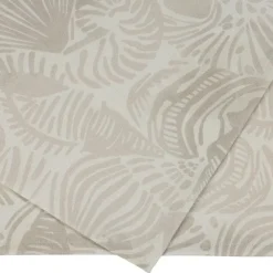 Chemin de table en coton sable 160x50cm - Coquillage