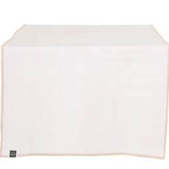 Chemin de table en lin et coton blanc 48x160cm - Calvi II