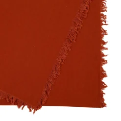 Chemin Table Nalia terracotta 160X50cm en coton