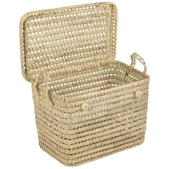 Coffre en feuille de palmier naturel - Beezz