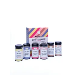 Coffret 6 cafés aromatisés moulus - 6 recettes en boîte xs