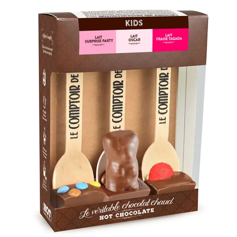 Coffret 3 hot chocolate kid's 3x30g