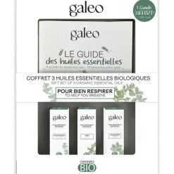 Coffret 3 huiles bio pour bien respirer + guide