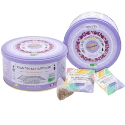 Coffret 40 mousselines mes jolies tisanes bio