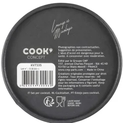 Coffret cocktail 4 pièces noir