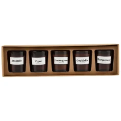 Coffret de 5 bougies - Intemporels