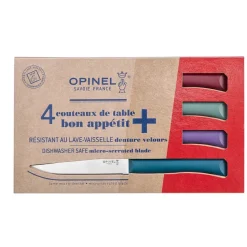 Coffret de 4 couteaux de table multicolor - Opinel