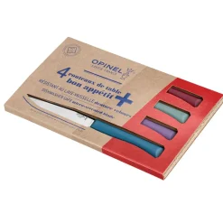 Coffret de 4 couteaux de table multicolor - Opinel