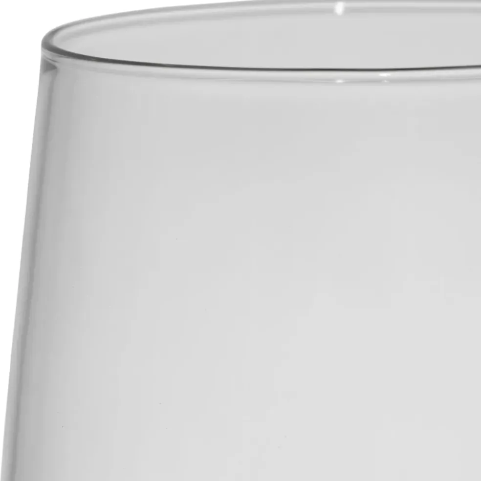 Coffret de 4 gobelets cœur en verre multicolore 60cl - Colorea