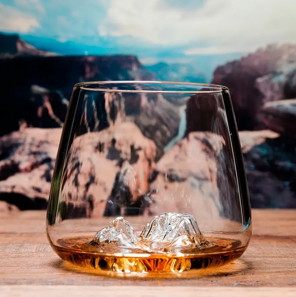 Coffret de 2 verres Grand Canyon et Mont Matterhorn - Topographic