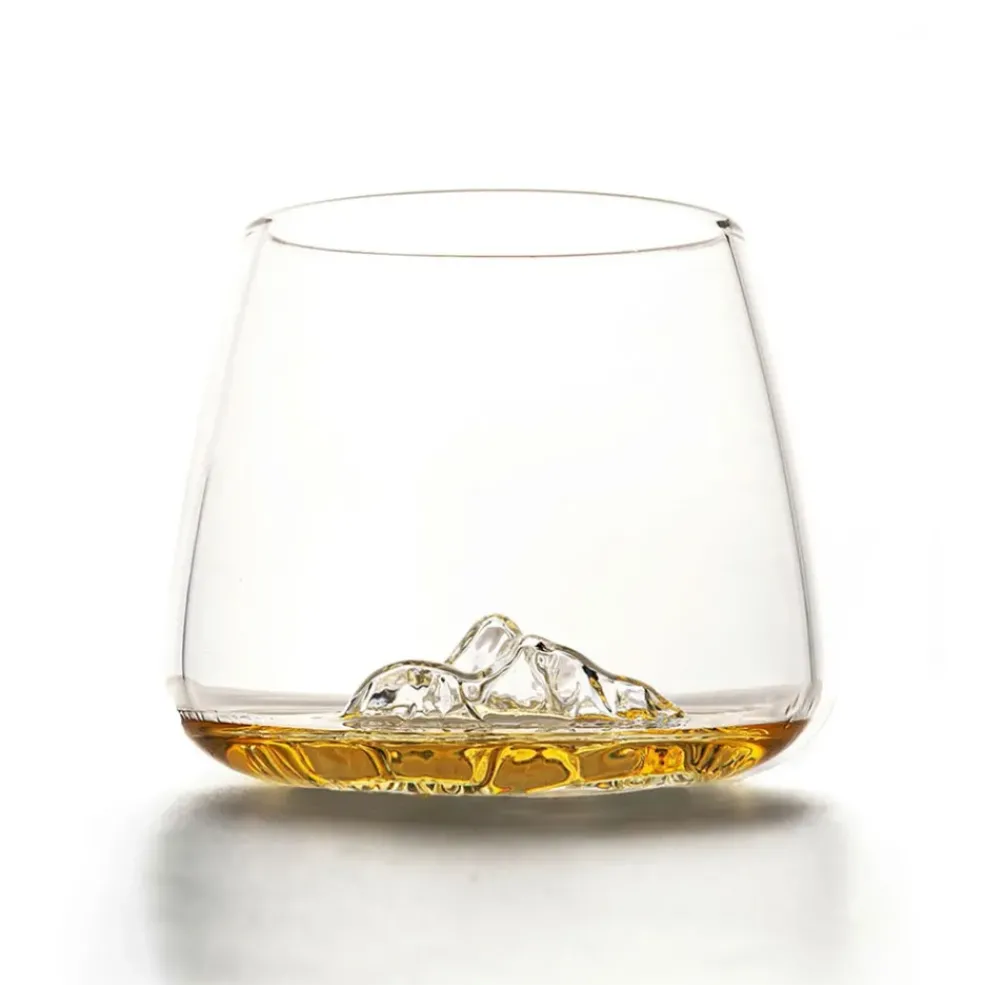 Coffret de 2 verres Mont Blanc et Everest - Topographic