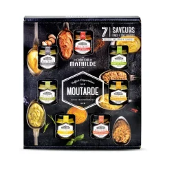 Coffret dégustation moutardes 7x35g