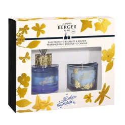 Coffret duo mini bouquet parfumé et bougie parme - Lolita Lempicka