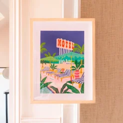 Coffret peinture au numéro - the motel pool