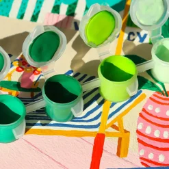 Coffret peinture au numéro - the motel pool