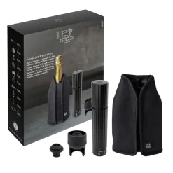 Coffret pompe manuelle duo et gaine frizz noire