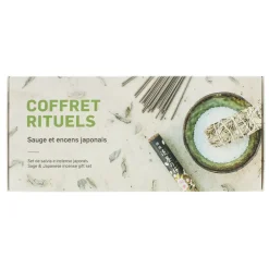 Coffret rituels sauge et encens japonais
