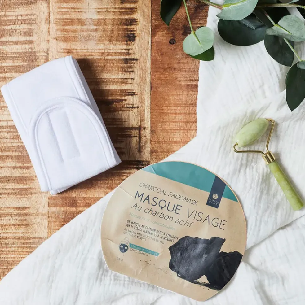 Coffret soin du visage masseur jade vert