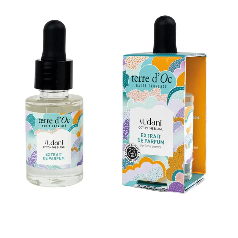 Concentré de parfum coton the blanc- udani 15ml