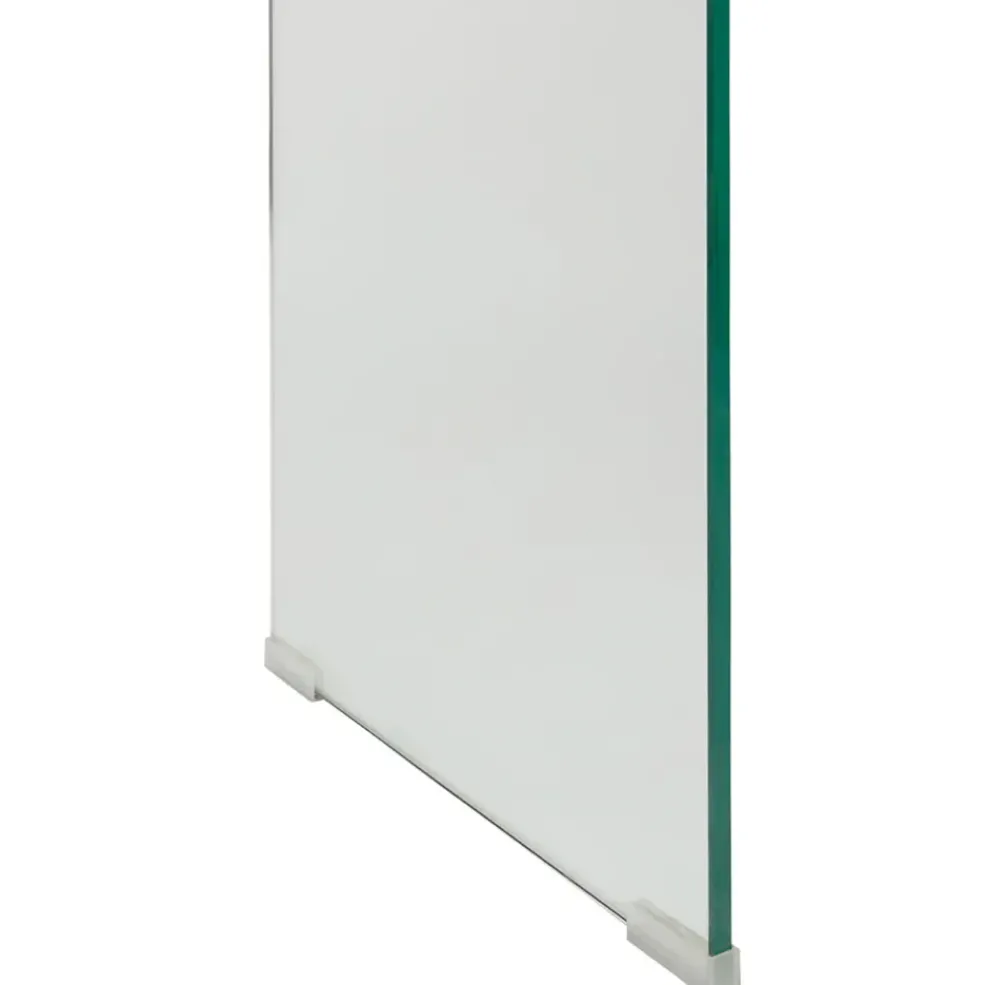 Console 1 étagère en verre trempé - Adela