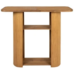 Console en bambou et sapin naturel - Saori