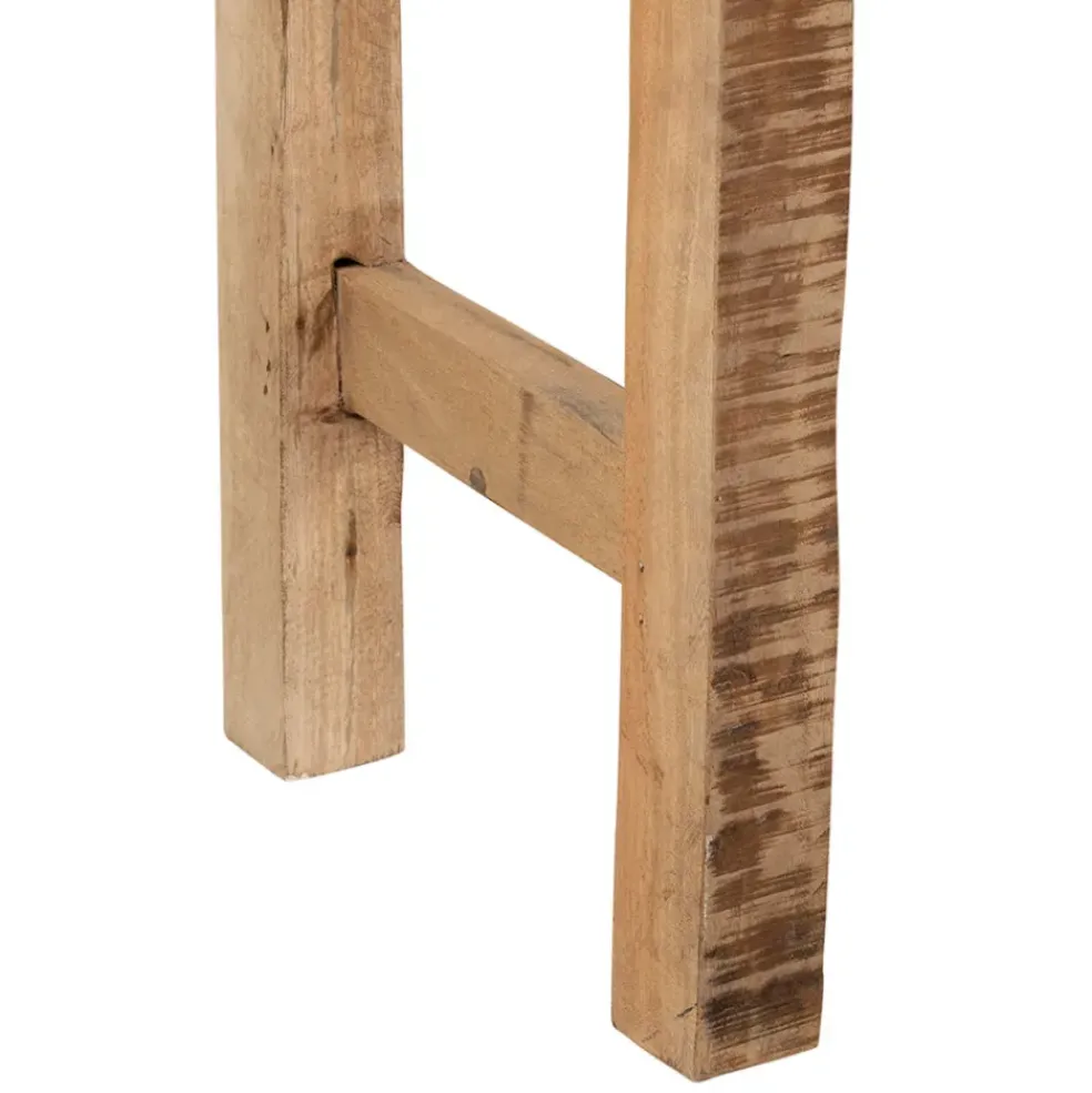 Console en bois en manguier et acacia recyclés 120x33cm - campagne naturel