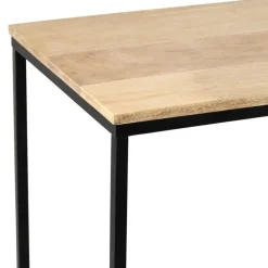 Console en manguier et fer noir 100x35xh80cm - Maderia