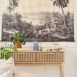 Console en pin naturel - Kara