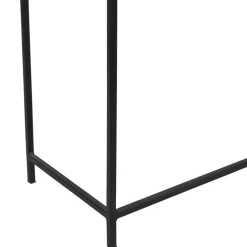 Console gigogne (x2) en fer argenté - Felia