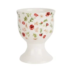 Coquetier en faïence fleur - Collection