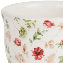 Coquetier en faïence fleur - Collection