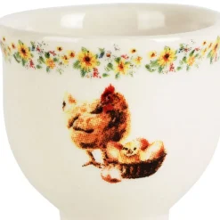 Coquetier en faience basse-cour - Collection