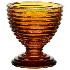 Coquetier en verre ambre - Alphe