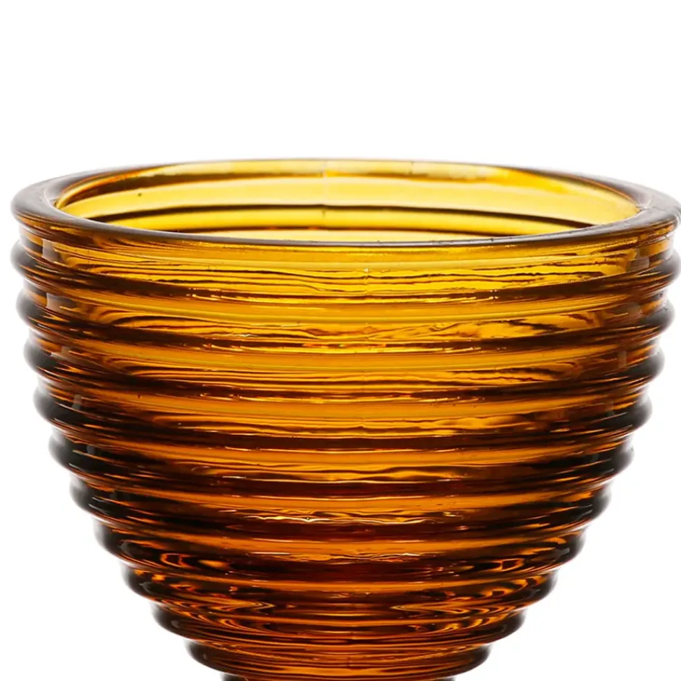 Coquetier en verre ambre - Alphe