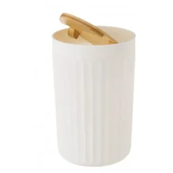Corbeille 5 litres blanche