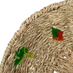 Corbeille en jonc de mer naturel d28cm - P'tit Légume