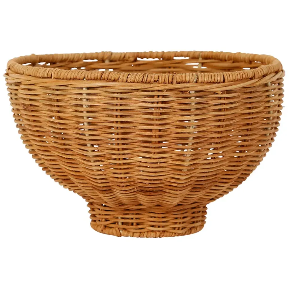 Corbeille en rotin naturel d25xh15cm - Fantine