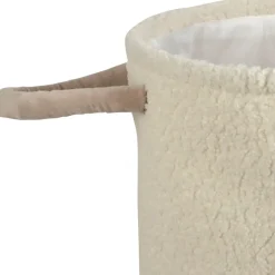 Corbeille en tissu écru h50cm - Bohème