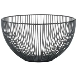 Corbeille fruit métal noir d25cm