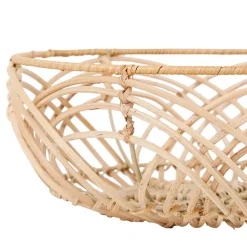 Corbeille (lot de 2 ) element naturel en rotin