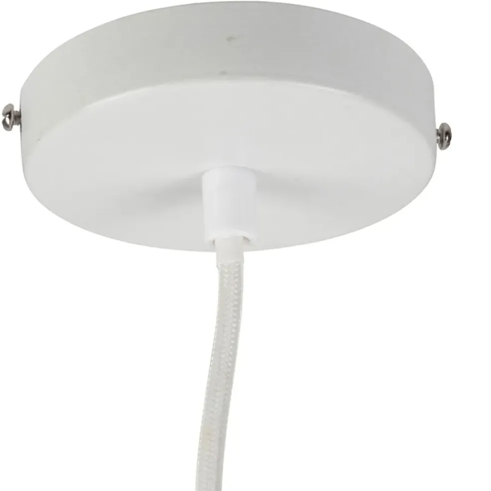 Cordon éléctrique textile 1m blanc -suspensio