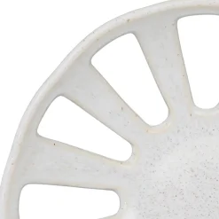 Coupe en grès blanc d28cm - Organic
