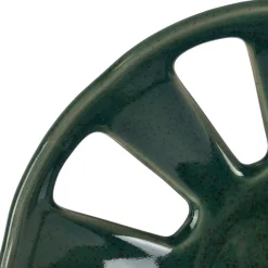 Coupe en grès émeraude moucheté d23cm - Organic