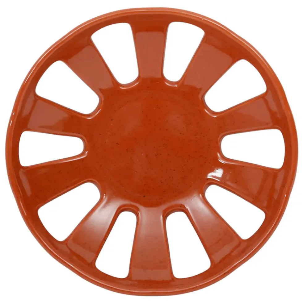 Coupe en grès terracotta d23cm - Organic